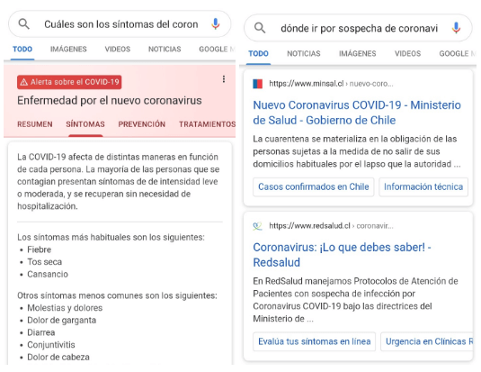 búsquedas por voz en google