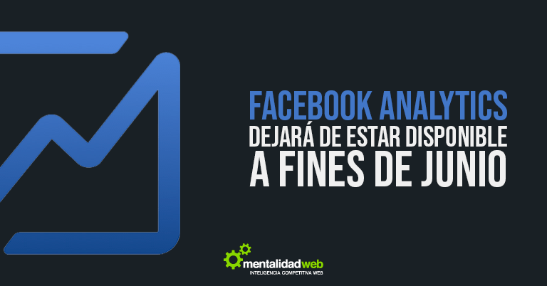 Facebook Analytics dejará de estar disponible a fines de Junio