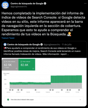 informe indexacion de video