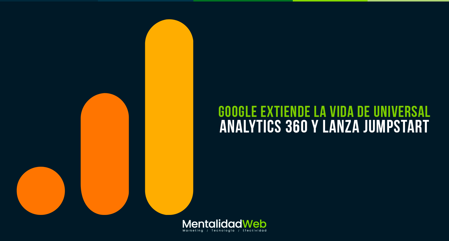 lente estar bisonte Google extiende la vida de Universal Analytics 360 y lanza Jumpstart | Blog  | Mentalidad Web