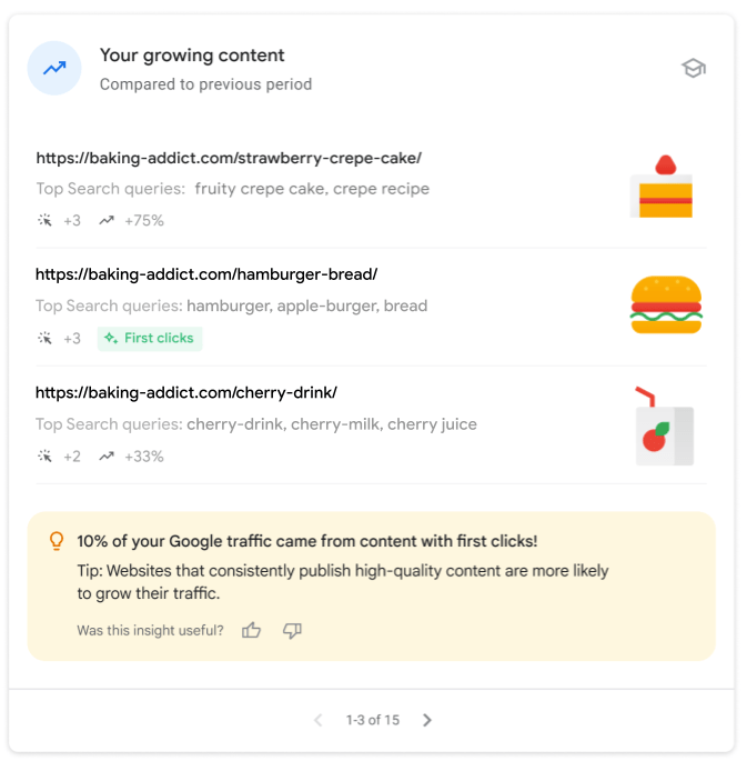 search console insights