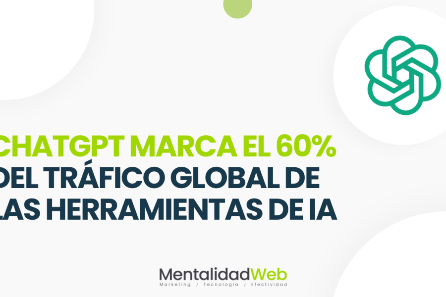 ChatGPT marca el 60% del tráfico global de las herramientas de IA