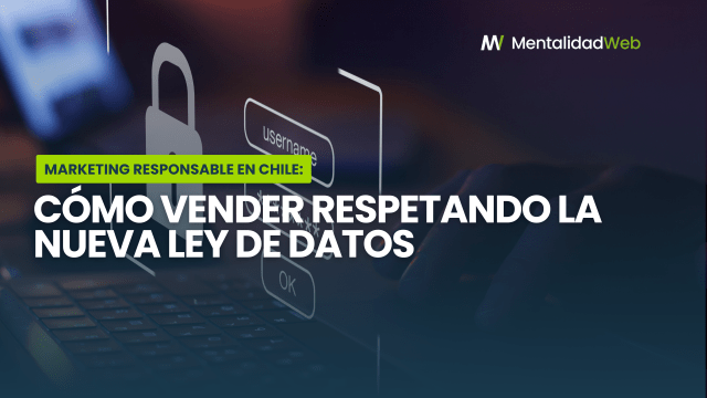 Gráfica conceptual sobre el marketing responsable y la protección de datos personales de los clientes.
