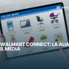 Ilustración que representa la unión entre la plataforma DV360 de Google y los datos de audiencia de Walmart Connect.
