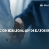 Gráfica conceptual sobre la captación legal de leads corporativos respetando la privacidad de datos.