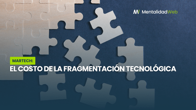 Diagrama que muestra la integración estratégica de plataformas publicitarias y CRM en un ecosistema Martech.