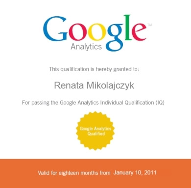 Cuarta Certificación Google Analytics para Mentalidad Web
