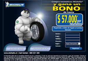 Campaña Marketing Online Promoción Verano Neumáticos Michelin